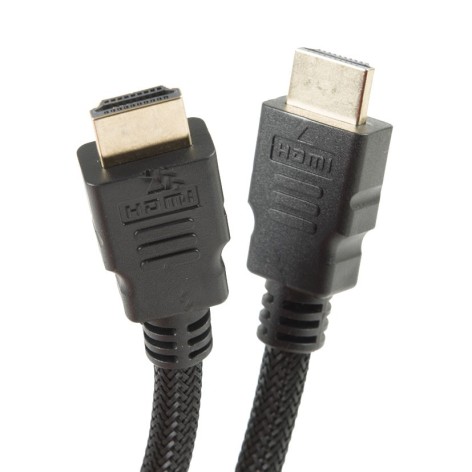 CABLE HDMI 1.4 1,7M MALLA TRENZADA NEGRO