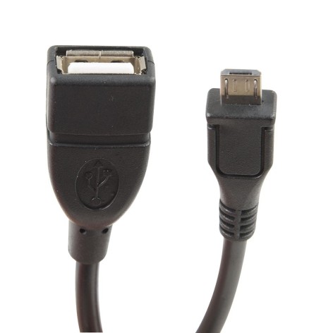 CABLE USB MICRO A USB "A" HEMBRA2.0 15CM