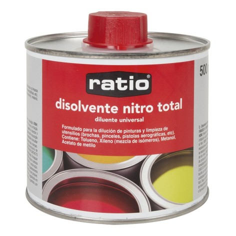 DISOLVENTE UNIV.NITRO TOTAL RATIO 500 ML