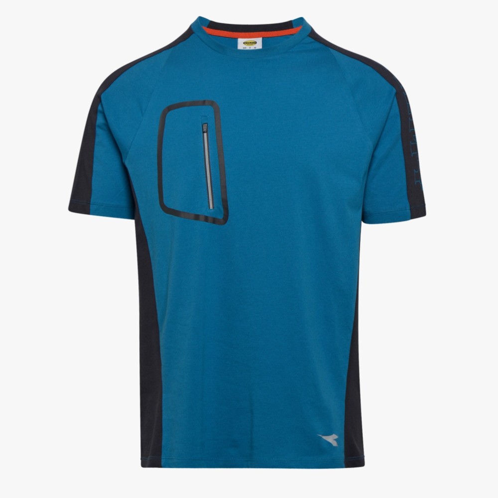 Camiseta T-SHIRT CROSS ORGANIC azul Diadora