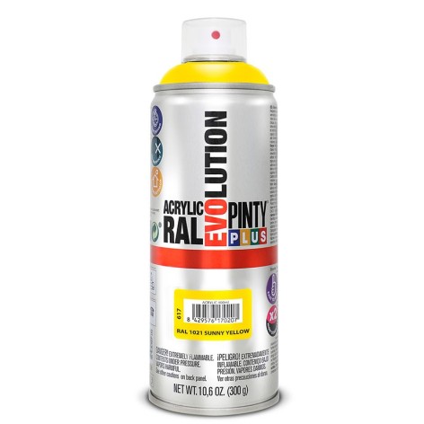 PINTURA SPRAY ACRILICA AMARILLO  400ML