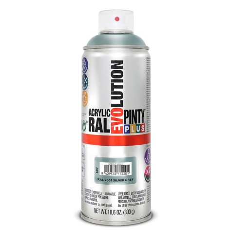 PINTURA SPRAY ACRILICA PLATA  400ML