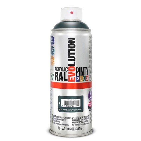 PINTURA SPRAY ACRILICA GRIS ANTRAC 400ML