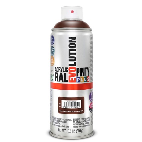 PINTURA SPRAY ACRILICA MARRON OSC. 400ML