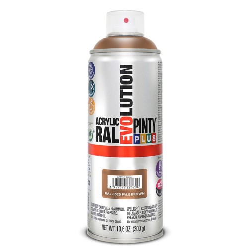 PINTURA SPRAY ACRILICA MARRON  400ML