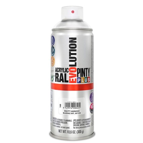 PINTURA SPRAY ACRILICA BARNIZ MATE 400ML