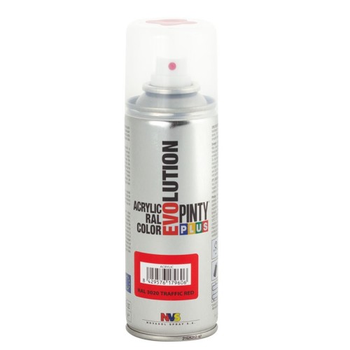 PINTURA SPRAY ACRILICA ROJO BRILLA 200ML