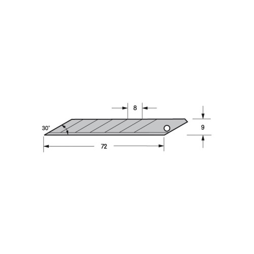 CUCHILLA LC-390 10 UDS. TAJIMA