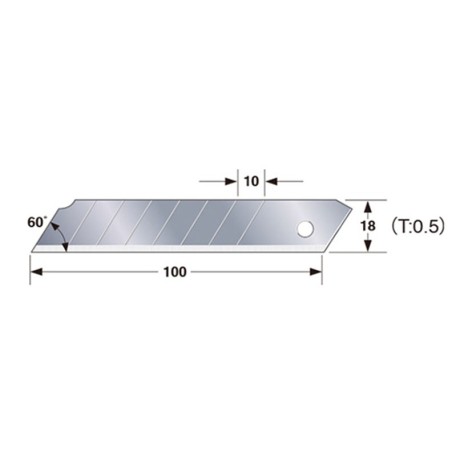 CUCHILLA LCB-50 50 UDS. PACK TJM