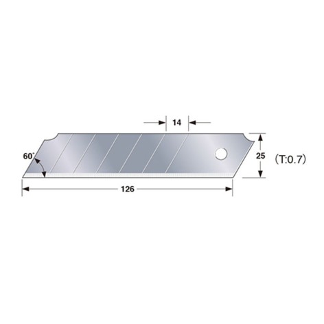 CUCHILLA LCB-65  10 UDS. TAJIMA