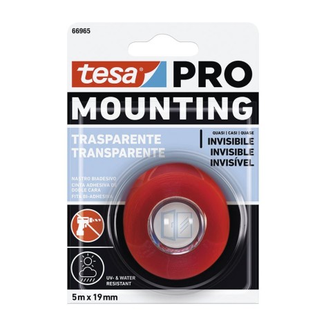 CINTA DOBLE CARA MOUNTING PRO TR 5MX19MM