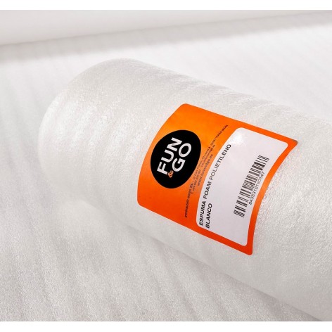 ESPUMA FOAM 1 MM COLOR BLANCO 1,2M X10M