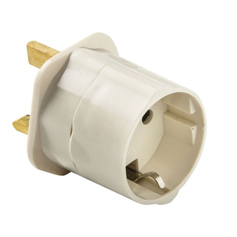 ADAPTADOR INGLES-EUROPEO10A-250V DUOLEC