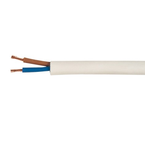 CABLE ELECT.MANGUERA BL.2X0,75 100M