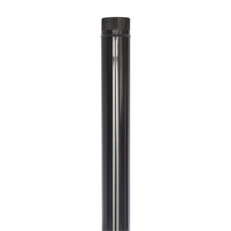 TUBO ESTUFA VITRIF. NEGRO.1 MT.Ø 110 MM.