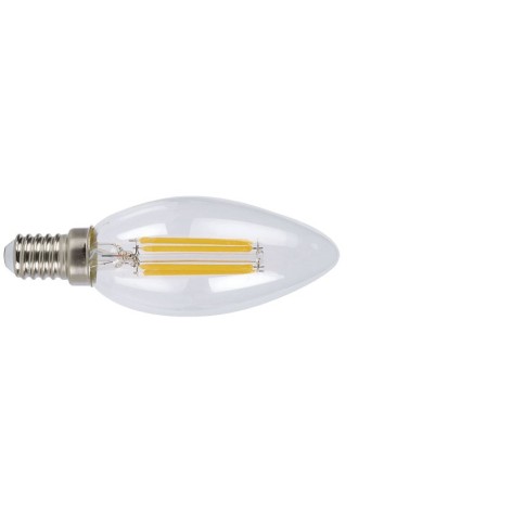 LAMP.LED FILAM.VELA  E14 4W 2700K TRANSP