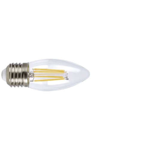 LAMP.LED FILAM.VELA  E27 4W 2700K TRANSP