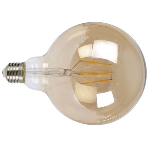 LAMP.LED FILAM.GLOBO G125  6W 2500K VINT