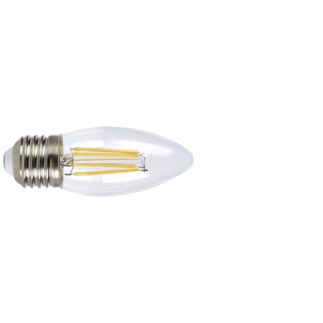 LAMP.LED FILAM.VELA  E27 4W 6400K TRANSP