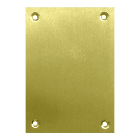 PLACA CIEGA 2 UNID. 80X80MM LATON PULIDO