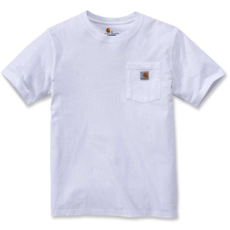 CAMISETA BOLSILLO CARHARTT BLANCO