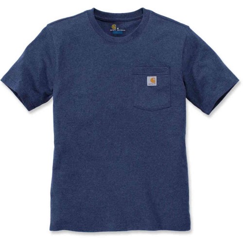 CAMISETA BOLSILLO CARHARTT AZUL MARINO