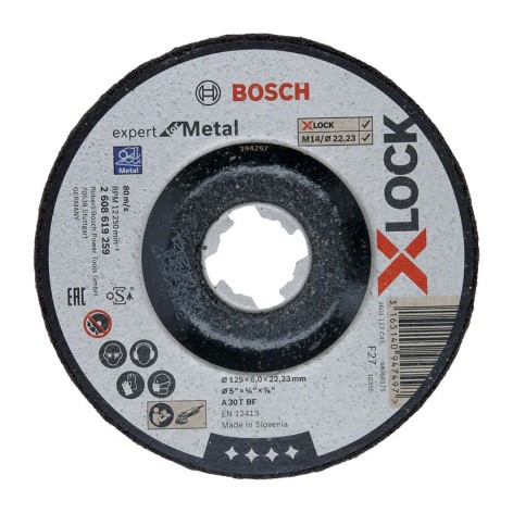 DISCO DESBASTE X-LOCK EXPERT METAL 125X6