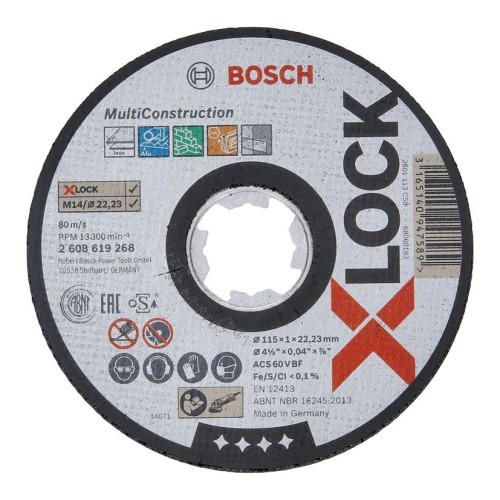 DISCO CORTE X-LOCK MULTICONS.115X1