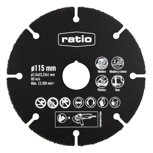 DISCO MULTIWHEEL DE CARBURO 115MM.RATIO