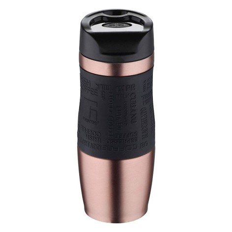 TERMO MUG 400 ML. A.INOX. NEGRO