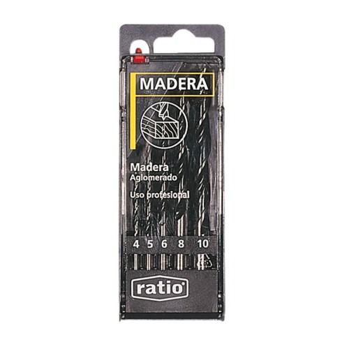 BROCAS P/MADERA JGO.5 RATIO