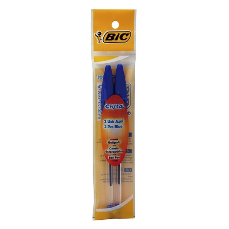 BLISTER 2 UDS.BOLIGRAFO BIC AZUL