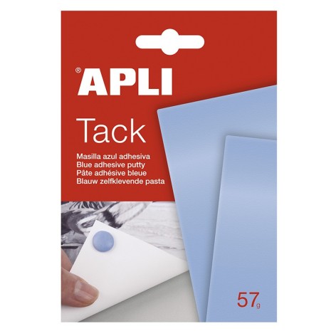 MASILLA ADHESIVA APLI TACK AZUL 57 GR.