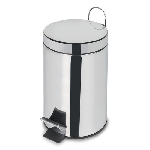 CUBO PEDAL ACERO INOX. 3 LITROS HABITEX