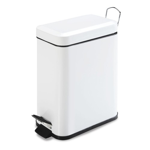 CUBO PEDAL BLANCO 5 L. RECTANG. HABITEX