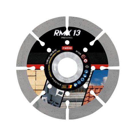 DISCO SEGM.LASER RMX13 115MM.RATIO