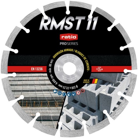 DISCO SEGM.LASER RMST11 230 MM.RATIO