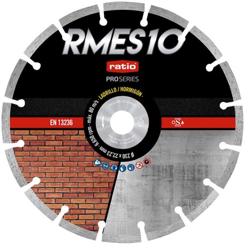 DISCO SEGM.LASER RMES10 230MM.RATIO