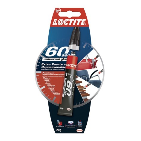 ADHESIVO UNIVERSAL LOCTITE 60 SEC.