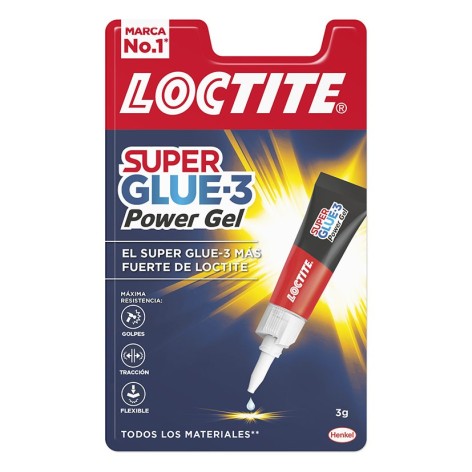 SUPER GLUE-3 POWER GEL 3 GRS.