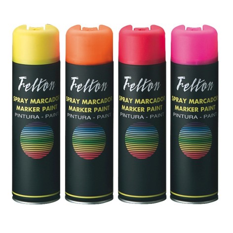 PINTURA TOPOGRAGO FLUOR.ROJO 500 ML