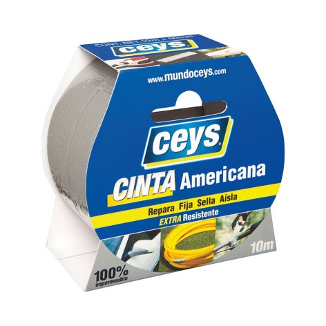 CINTA AMERICANA TACKCEYS GRIS 10X50