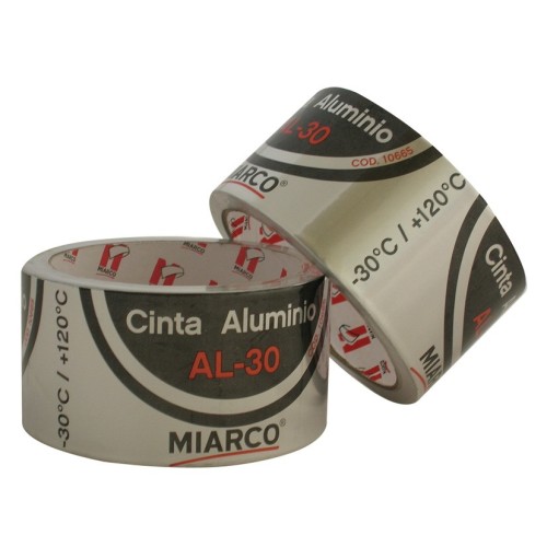 CINTA ADHESIVA DE ALUMINIO 50MMX10M